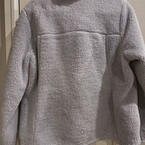 The North Face Light Gray Sherpa Fleece